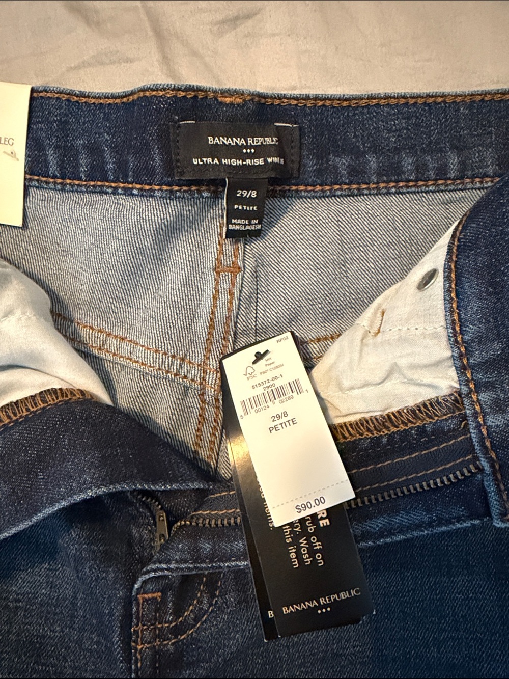 Banana Republic Dark Blue High-Rise Jeans